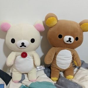 Rilakkuma and Korilakkuma Plush Medium